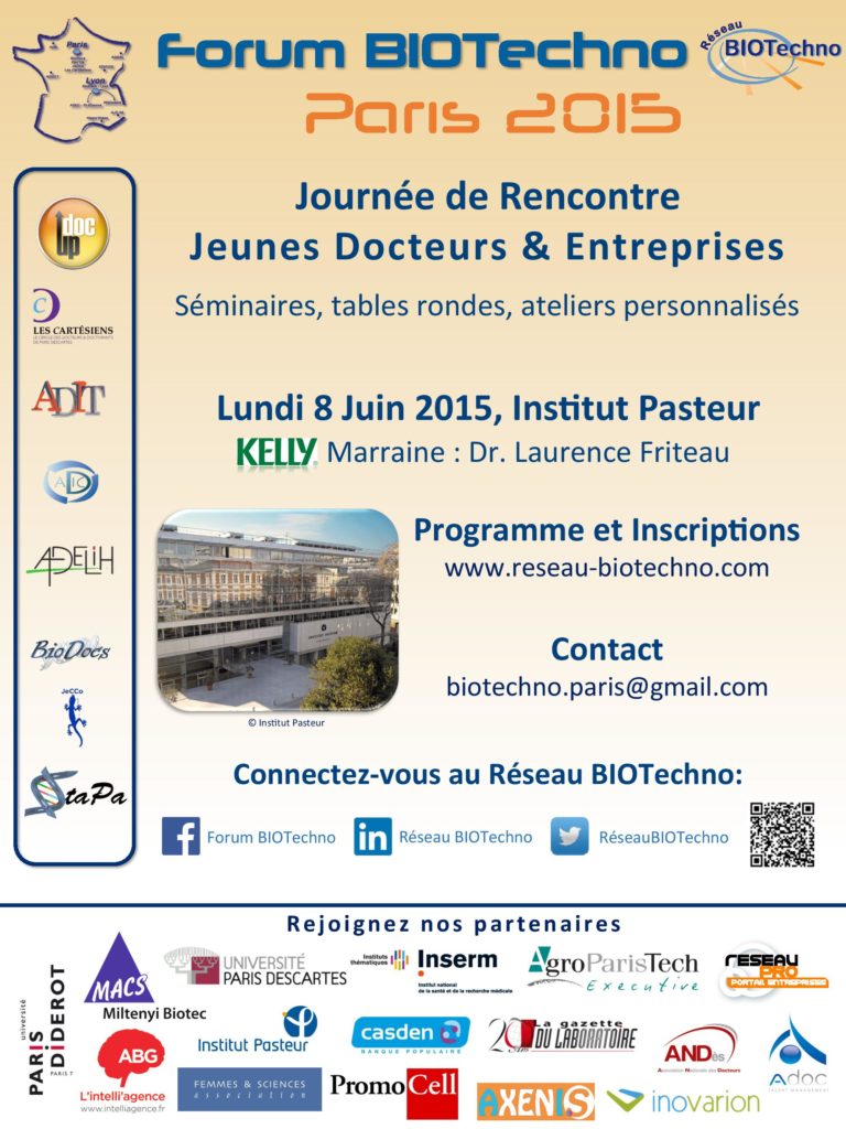 Forum BIOTechno PARIS 2015